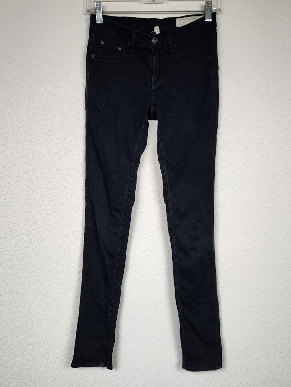 Rag & Bone $225 Jegging Plush Black Size 25 Skinny Jeans